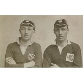 FISHER BROTHERS (HUDDERSFIELD AND CUMBERLAND) 1920S RUGBY LEAGUE POSTCARD