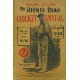 ATHLETIC NEWS CRICKET ANNUAL 1930