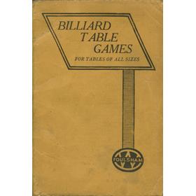 BILLIARD TABLE GAMES FOR TABLES OF ALL SIZES