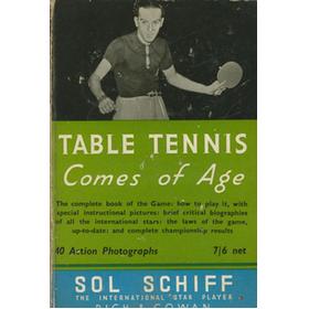 TABLE TENNIS COMES OF AGE