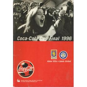 ASTON VILLA V LEEDS UNITED 1996 (COCA-COLA CUP FINAL) FOOTBALL PROGRAMME