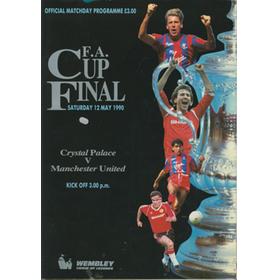 CRYSTAL PALACE V MANCHESTER UNITED 1990 (F.A. CUP FINAL) FOOTBALL PROGRAMME