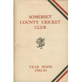 SOMERSET COUNTY CRICKET CLUB YEARBOOK 1952-53