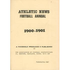 ATHLETIC NEWS FOOTBALL ANNUAL 1900-1901 (FACSIMILE EDITION)