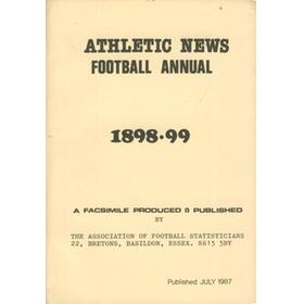 ATHLETIC NEWS FOOTBALL ANNUAL 1898-99 (FACSIMILE EDITION)