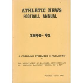 ATHLETIC NEWS FOOTBALL ANNUAL 1890-91 (FACSIMILE EDITION)