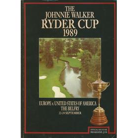 RYDER CUP 1989 (THE BELFRY) SOUVENIR PROGRAMME