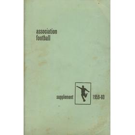 ASSOCIATION FOOTBALL - SUPPLEMENT 1959-60
