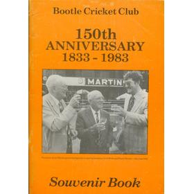 BOOTLE CRICKET CLUB - 150TH YEAR ANNIVERSARY 1833-1983