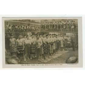NEW ZEALAND MAORI RUGBY LEAGUE TOUR TO AUSTRALIA 1908 POSTCARD