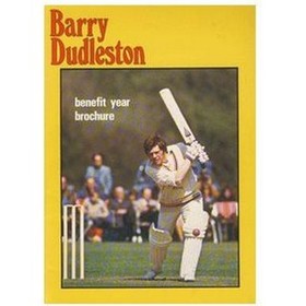 BARRY DUDLESTON (GLOUCESTERSHIRE, LEICESTERSHIRE) 1980 CRICKET BENEFIT BROCHURE