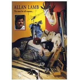  ALLAN LAMB (NORTHAMPTONSHIRE) 1996 SIGNED CRICKET BENEFIT BROCHURE