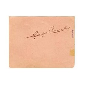 GEORGES CARPENTIER BOXING AUTOGRAPH 