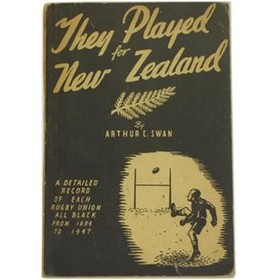 THEY PLAYED FOR NEW ZEALAND ... A COMPLETE RECORD OF NEW ZEALAND RUGBY REPRESENTATIVES 1884-1947 AND THEIR MATCHES