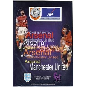 ARSENAL V MANCHESTER UNITED 1998 (CHARITY SHIELD) FOOTBALL PROGRAMME
