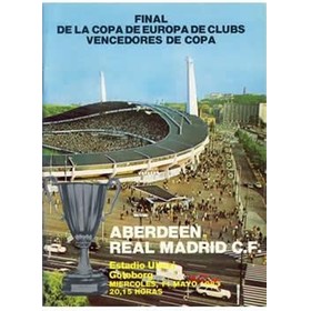ABERDEEN V REAL MADRID 1983 (EUROPEAN CUP WINNERS