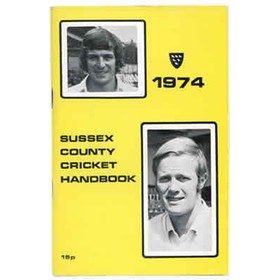 OFFICIAL SUSSEX CRICKET HANDBOOK 1974
