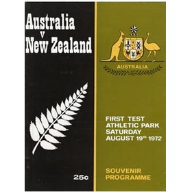NEW ZEALAND V AUSTRALIA 1972 (1ST TEST)