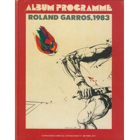 ROLAND GARROS ALBUM PROGRAMME 1983 - SIGNED BY DON BUDGE