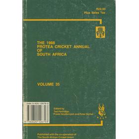 THE 1988 PROTEA CRICKET ANNUAL OF SOUTH AFRICA