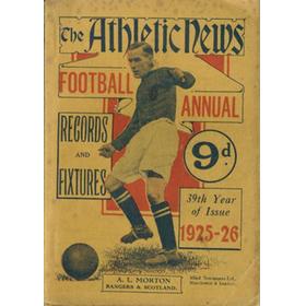 ATHLETIC NEWS FOOTBALL ANNUAL 1925-26