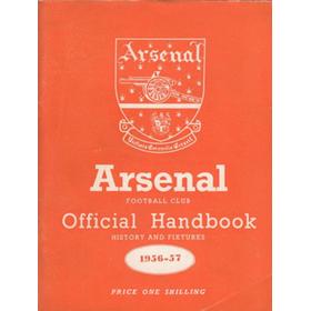 ARSENAL FOOTBALL CLUB 1956-57 OFFICIAL HANDBOOK