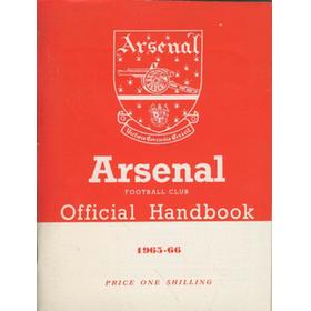 ARSENAL FOOTBALL CLUB 1965-66 OFFICIAL HANDBOOK