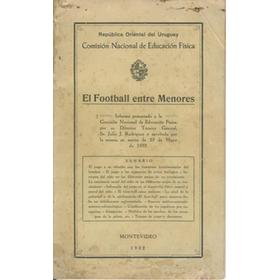 EL FOOTBALL ENTRE MENORES 1932 - URUGUAY