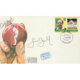 FIRST DAY COVER 1984 SIGNED BY GEOFF BOYCOTT