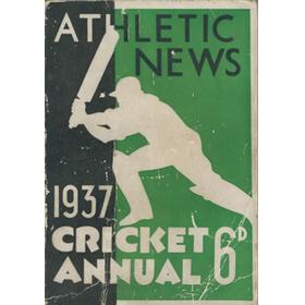 ATHLETIC NEWS CRICKET ANNUAL 1937