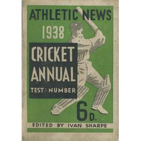 ATHLETIC NEWS CRICKET ANNUAL 1938
