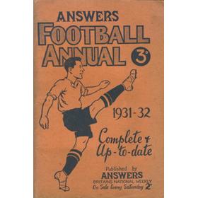 ANSWERS FOOTBALL ANNUAL 1931-32