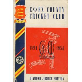 ESSEX COUNTY CRICKET CLUB ANNUAL 1954