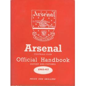 ARSENAL FOOTBALL CLUB 1961-62 OFFICIAL HANDBOOK