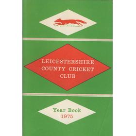 LEICESTERSHIRE COUNTY CRICKET CLUB 1975 YEAR BOOK