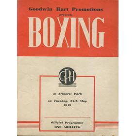 ALBERT FINCH V BOB CLEAVER 1949 BOXING PROGRAMME