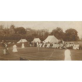 SEVERNSIDE TENNIS CLUB, SHREWSBURY 1907 PHOTOGRAPH