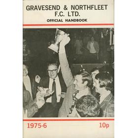 GRAVESEND & NORTHFLEET FOOTBALL CLUB OFFICIAL HANDBOOK 1975-76