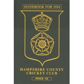 HAMPSHIRE COUNTY CRICKET CLUB ILLUSTRATED HANDBOOK 1954