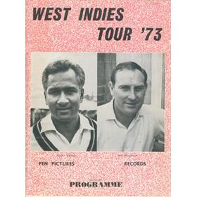 WEST INDIES CRICKET TOUR OF ENGLAND 1973 SOUVENIR BROCHURE
