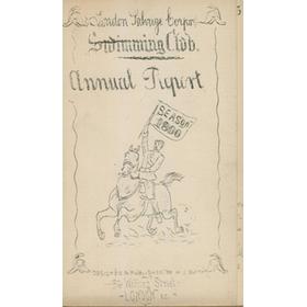 LONDON SALVAGE CORPS SWIMMING CLUB ANNUAL REPORTS 1899-1903