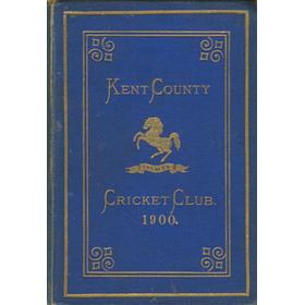 KENT COUNTY CRICKET CLUB 1900 [BLUE BOOK]