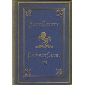 KENT COUNTY CRICKET CLUB 1905 [BLUE BOOK]