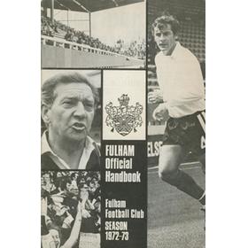 FULHAM FOOTBALL CLUB OFFICIAL HANDBOOK 1972-73