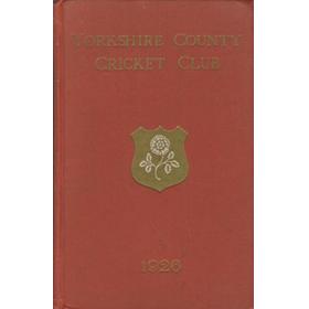 YORKSHIRE COUNTY CRICKET CLUB 1926 [ANNUAL]