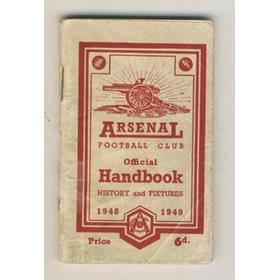 ARSENAL FOOTBALL CLUB 1948-49 OFFICIAL HANDBOOK