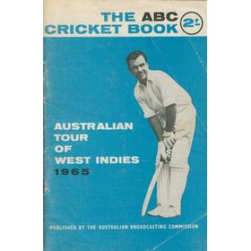 ABC CRICKET BOOK: AUSTRALIAN TOUR OF WEST INDIES 1965