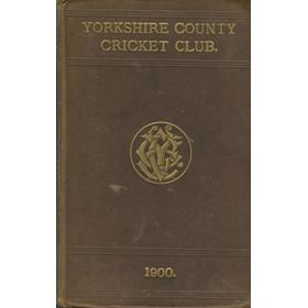 YORKSHIRE COUNTY CRICKET CLUB 1900 [ANNUAL]