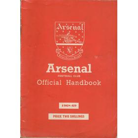 ARSENAL FOOTBALL CLUB 1968-69 OFFICIAL HANDBOOK