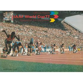 IAAF WORLD CUP 77 - DUSSELDORF, OFFICIAL REPORT